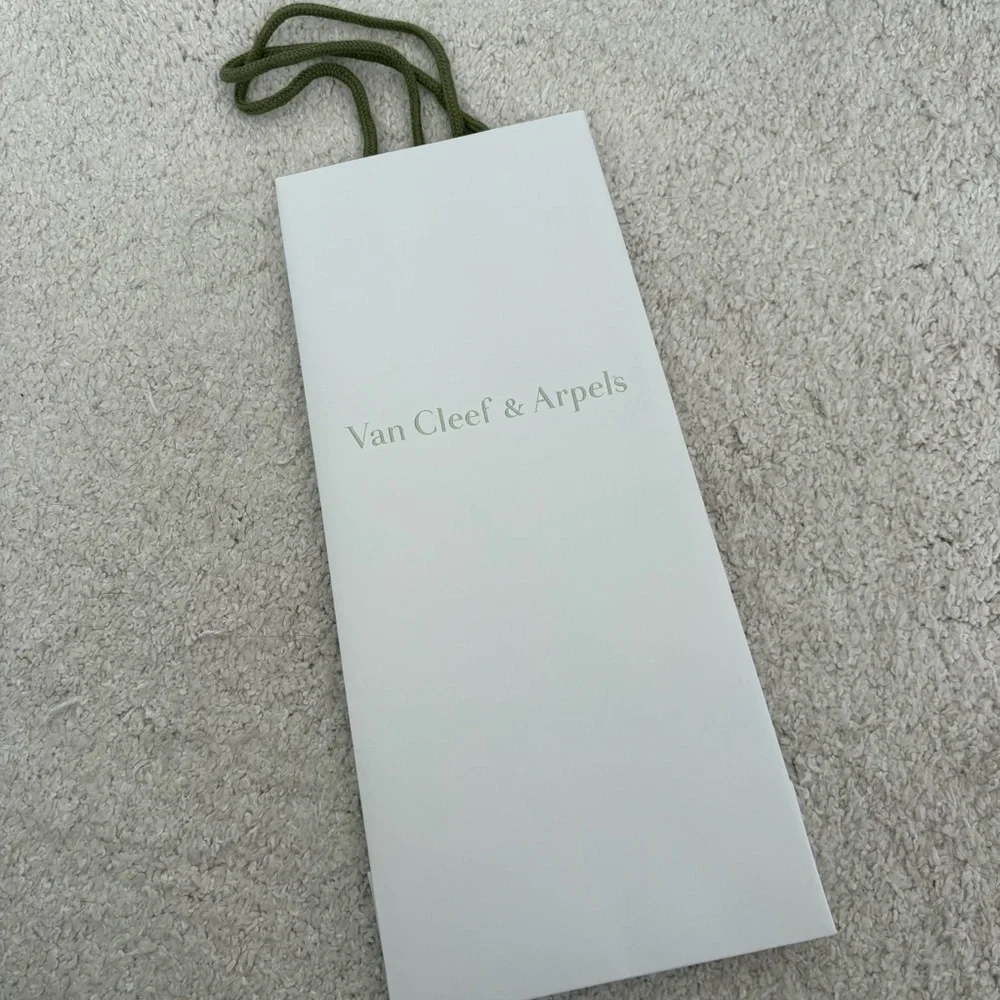Van Cleef & Arpels Gift Box with Ribbon and Gift Bag